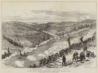 The War, Battle of Sinankeui, Turkish Position defended against the Russian Attack
